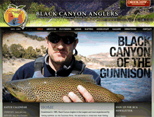Tablet Screenshot of blackcanyonanglers.com